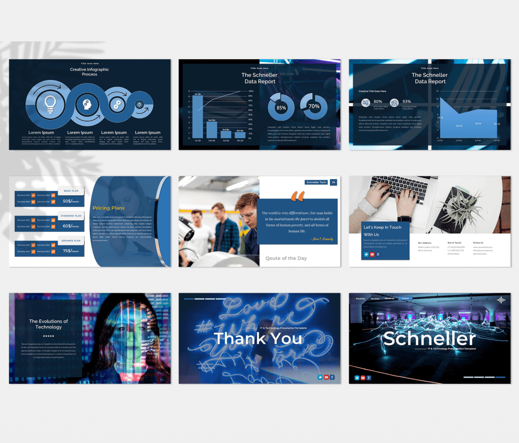 Schneller – IT &Technology Presentation Template