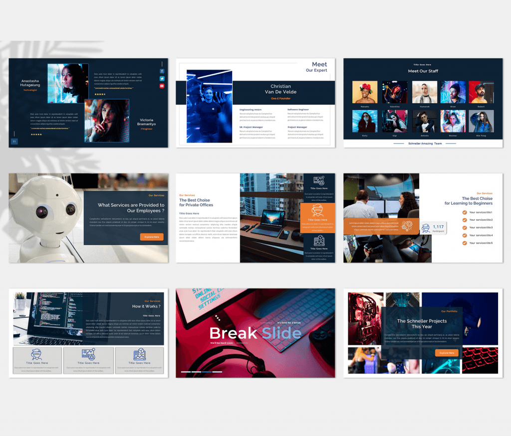 Schneller – IT &Technology Presentation Template