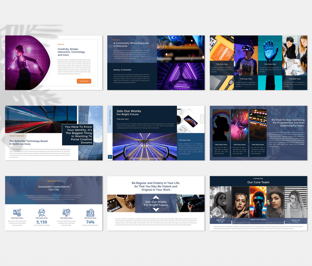 Schneller – IT &Technology Presentation Template