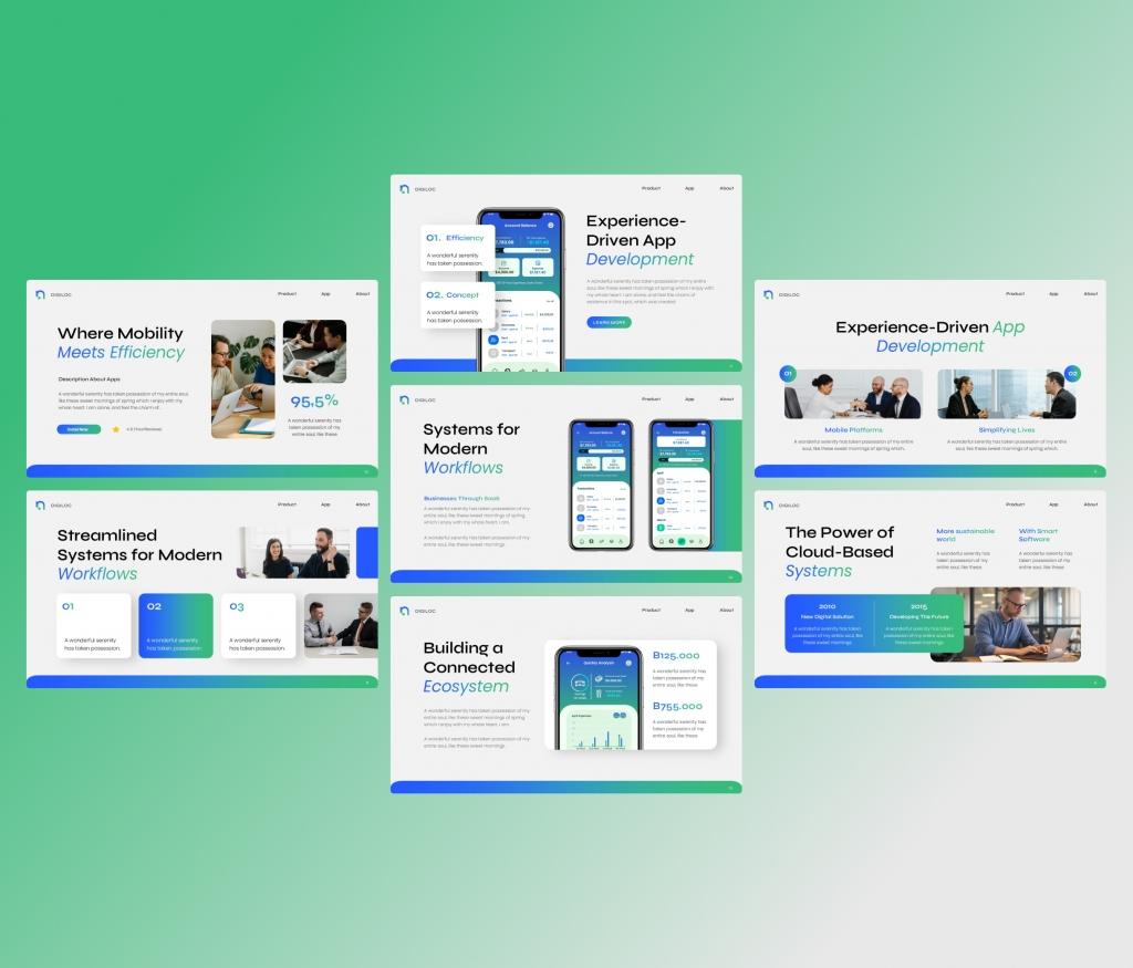 Startup saas Powerpoint Presentation template