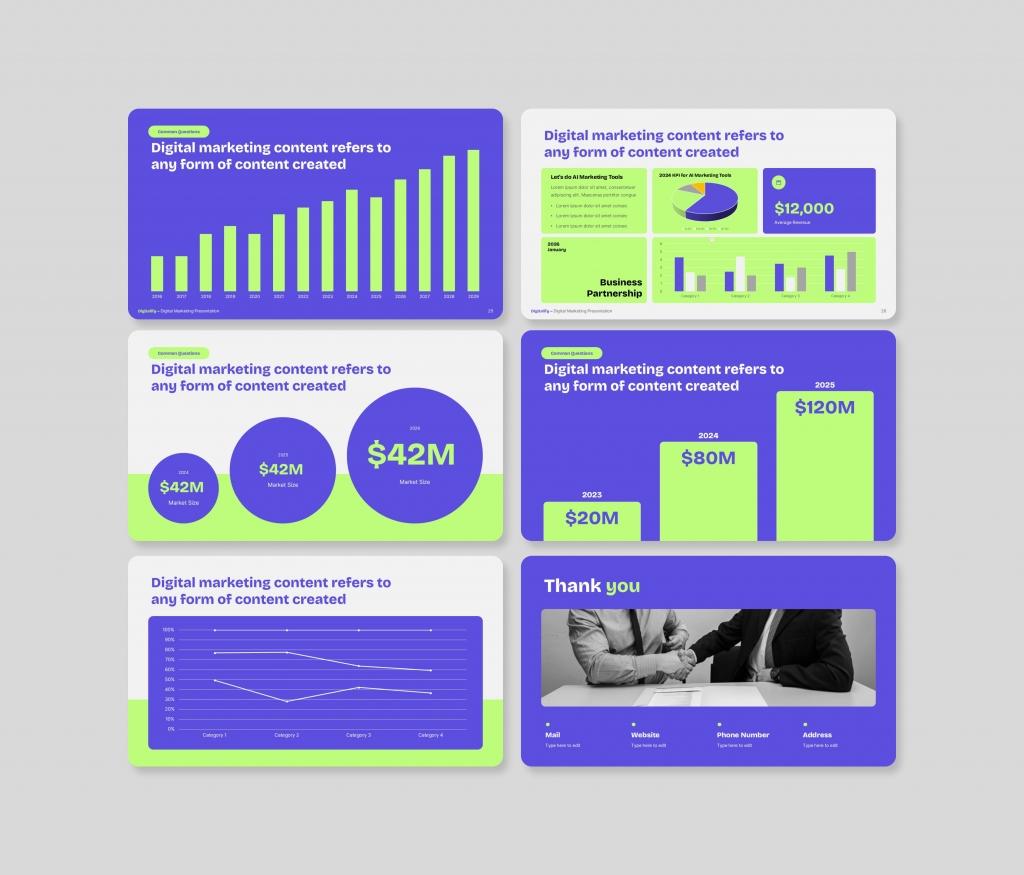 Digitalify - Digital Marketing Presentation PowerPoint Template