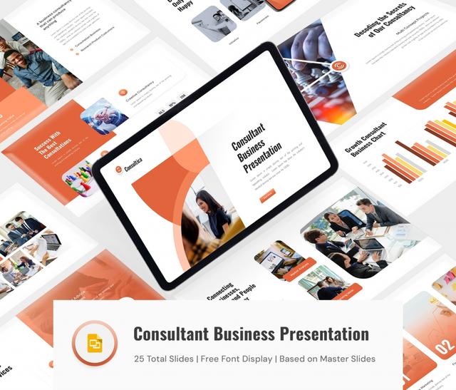Business Consultant Presentation Google Slides Template