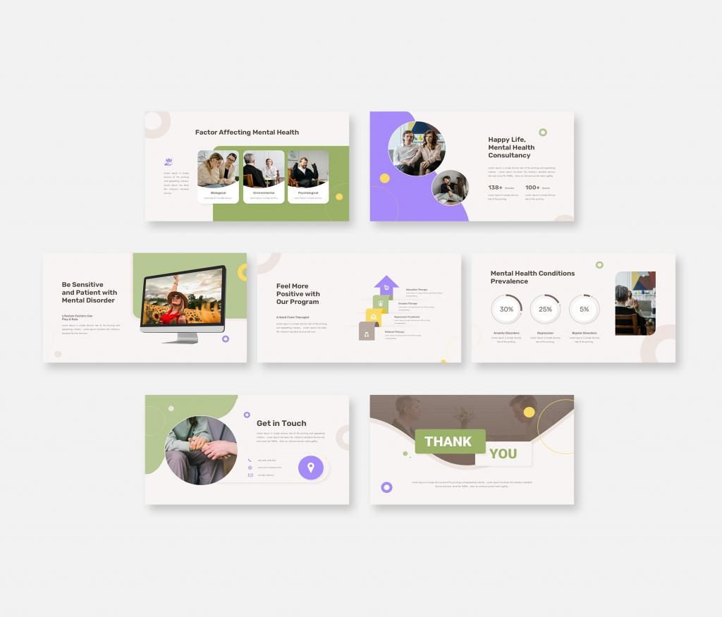 Mental Health Presentation Google Slides Template