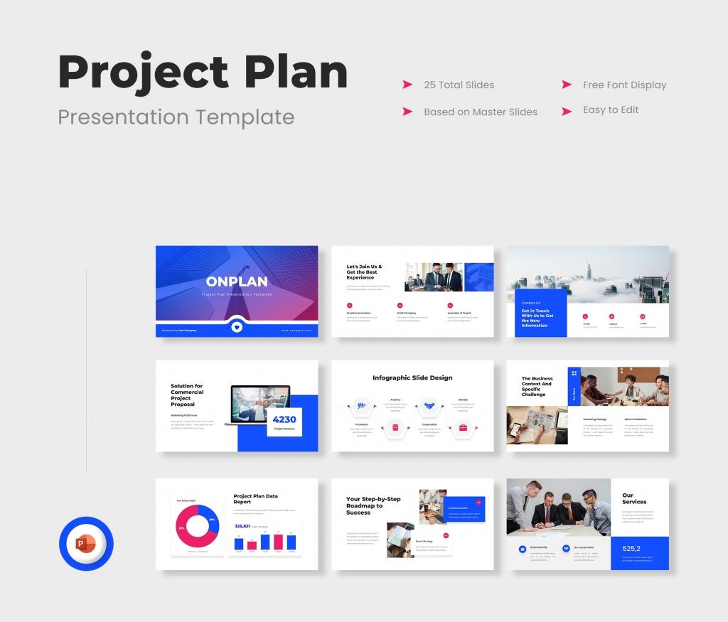 Onplan - Project Plan PowerPoint Presentation Template