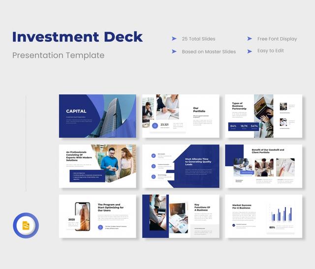 Capital – Investor Deck Google Slides Presentation Template