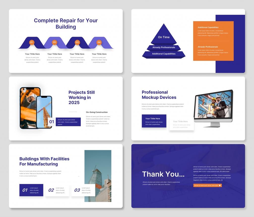 Structural – Construction PowerPoint Presentation Template