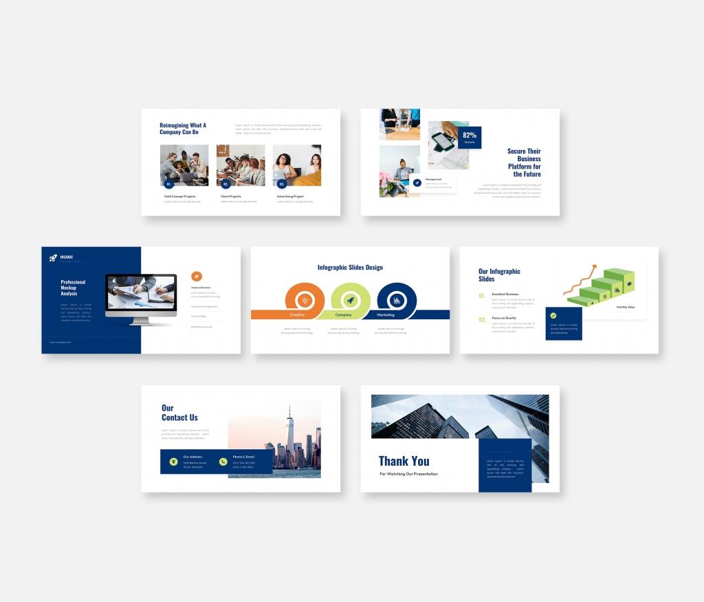 Insidoc - Company Overview PowerPoint Presentation Template