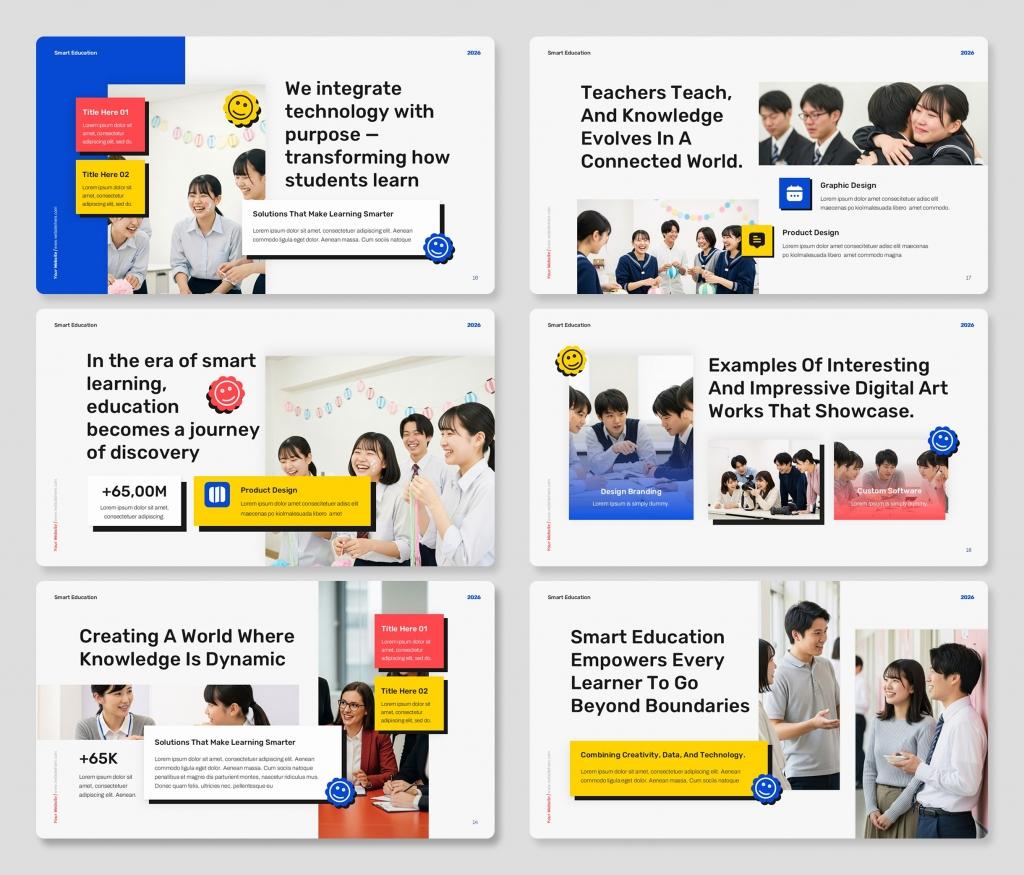 Smart Education PowerPoint Presentation Template