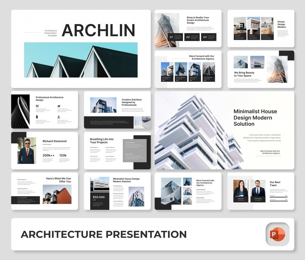 Archlin - Architecture PowerPoint Presentation Template
