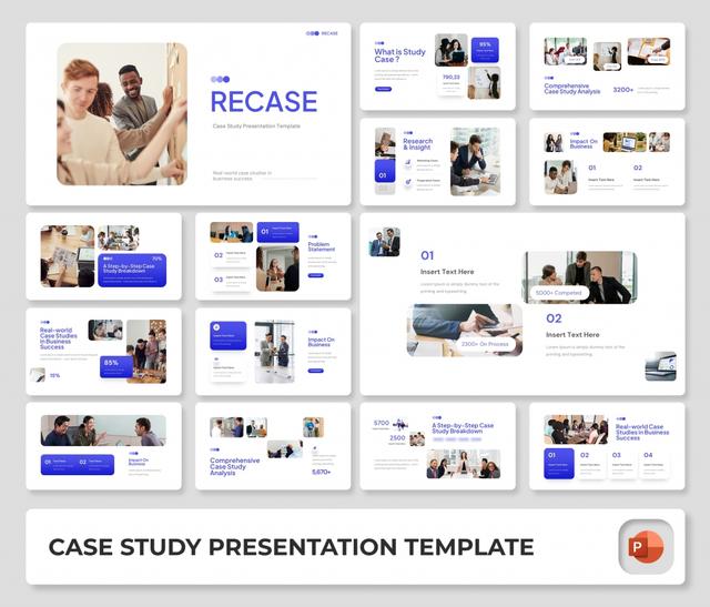 Recase – Study Case PowerPoint Presentation Template