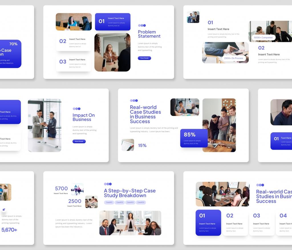 Recase - Study Case PowerPoint Presentation Template
