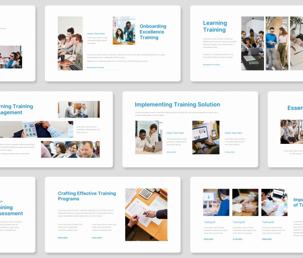 Traine - Management Training PowerPoint Presentation Template
