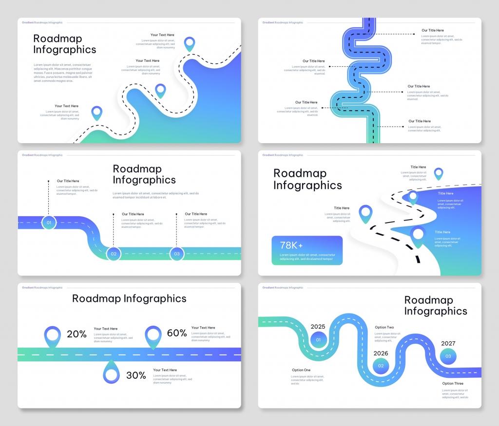 Roadmap Infographic PowerPoint Presentation Template